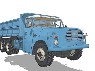超精细汽车模型 复古卡车 (2)
